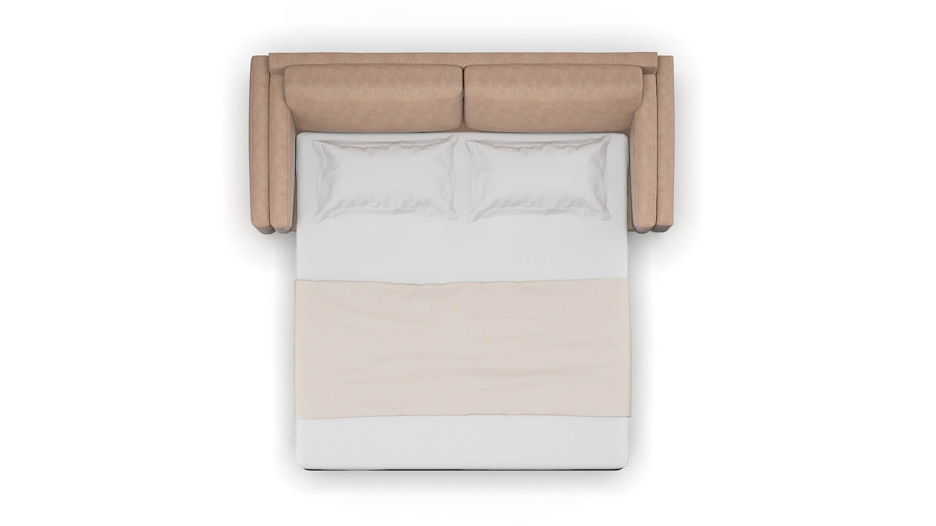 Helsinki Bella Cocoa Sofa Sleeper Espresso legs 3