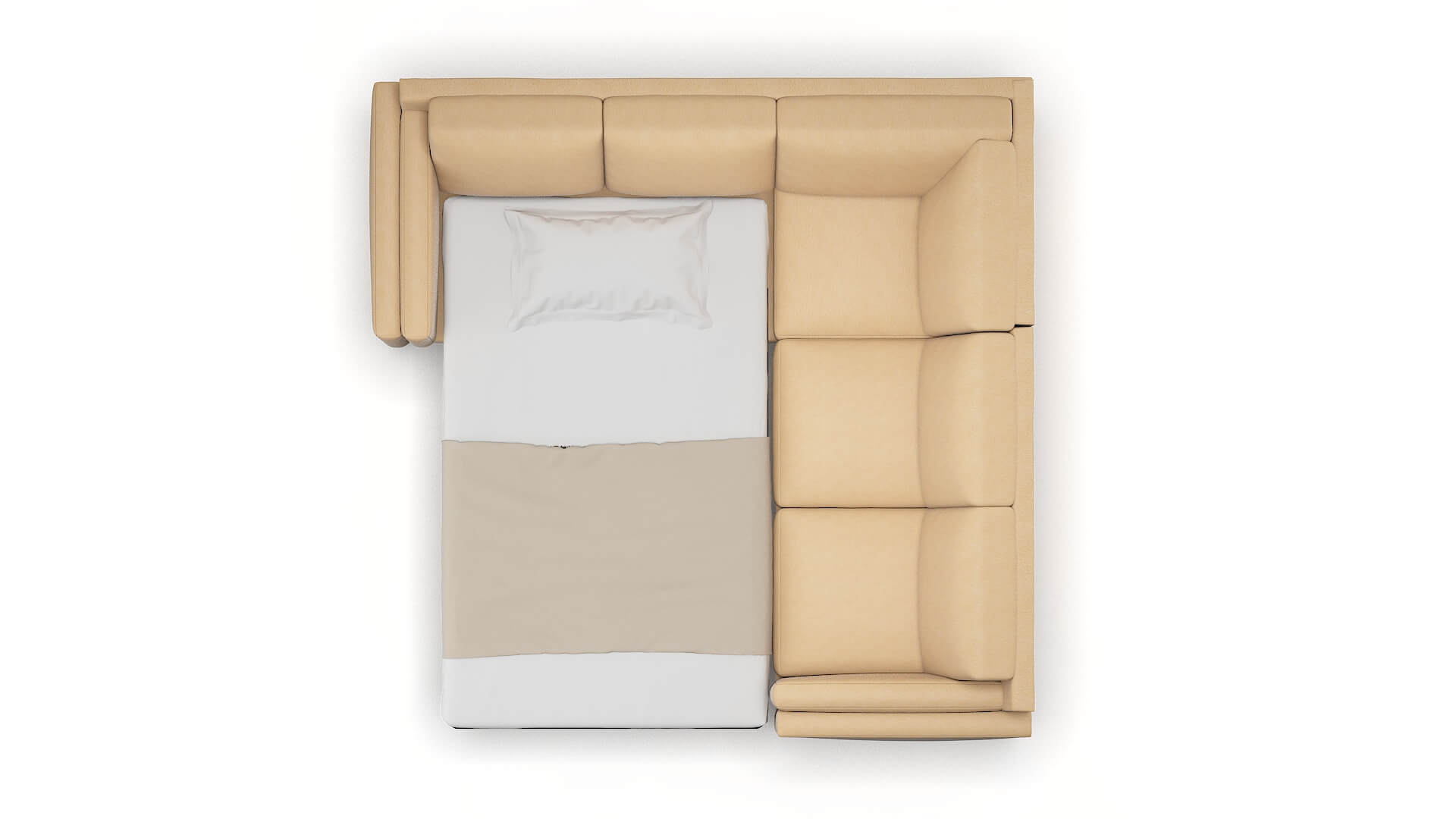 Helsinki Bella Coffee Sectional Sleeper Espresso legs 3