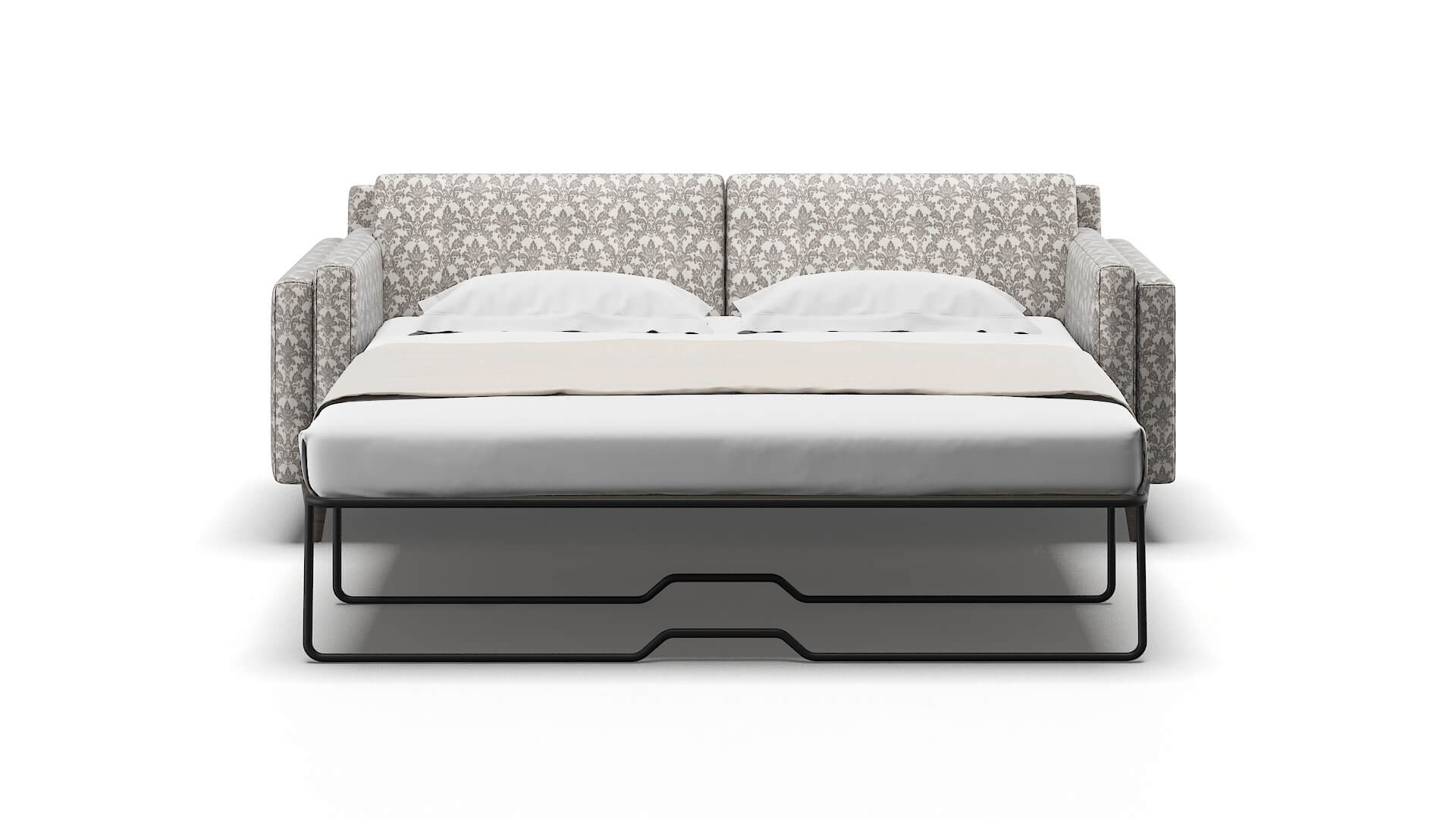 Helsinki Bergamo Dove Sofa Sleeper Espresso legs 1