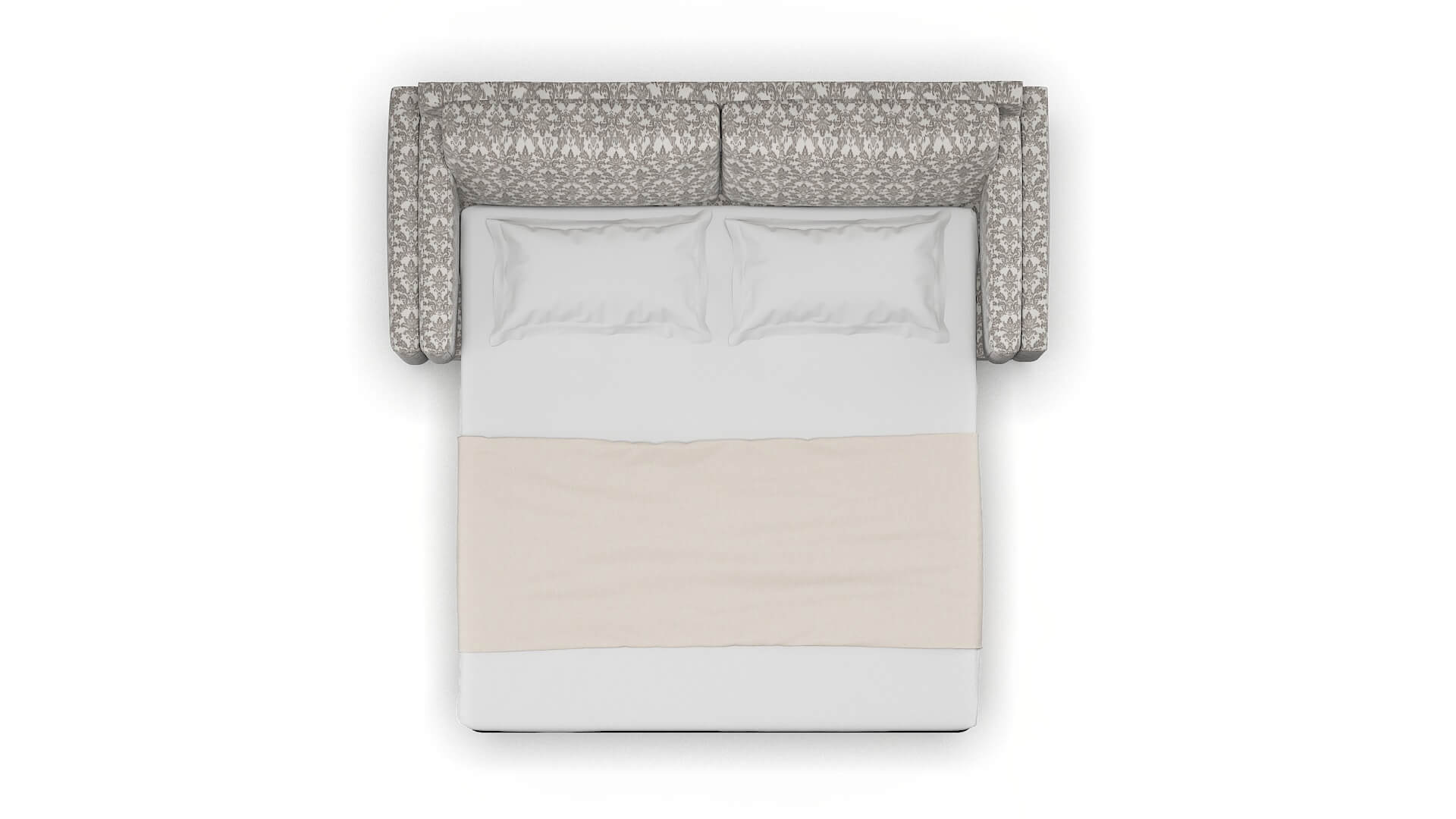 Helsinki Bergamo Dove Sofa Sleeper Espresso legs 3