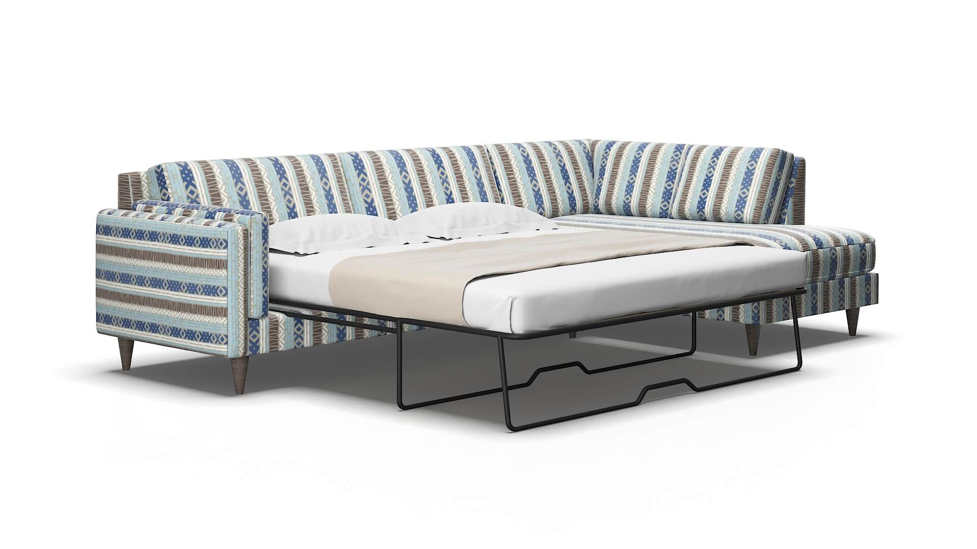 Helsinki Bodhi Indigo Panel Sleeper Espresso legs 2