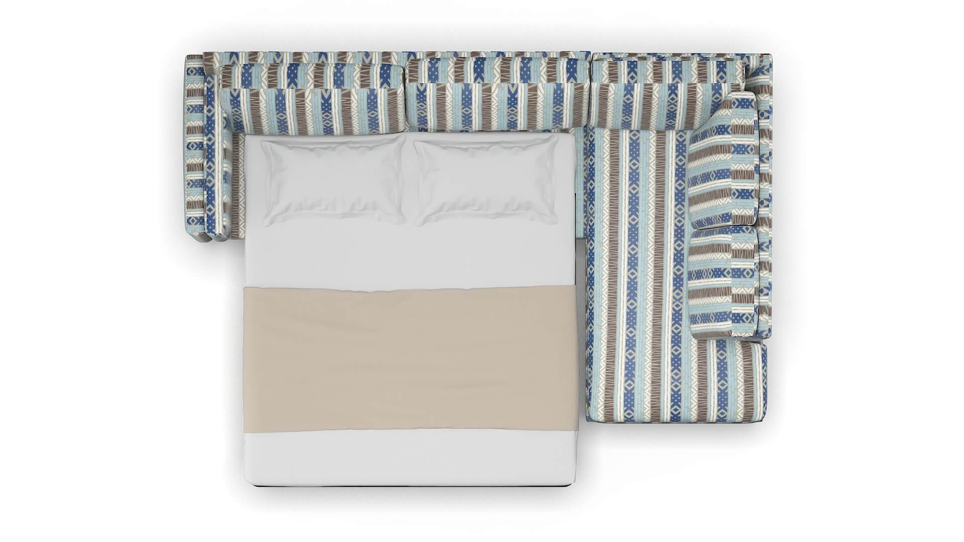 Helsinki Bodhi Indigo Panel Sleeper Espresso legs 3