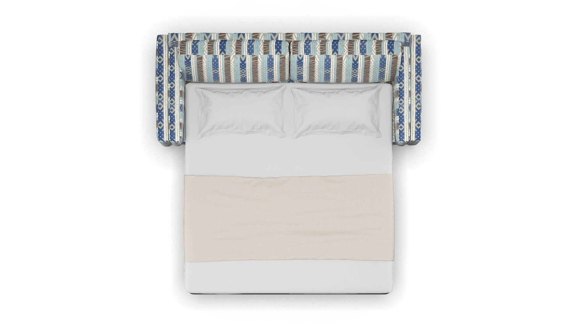 Helsinki Bodhi Indigo Sofa Sleeper Espresso legs 3