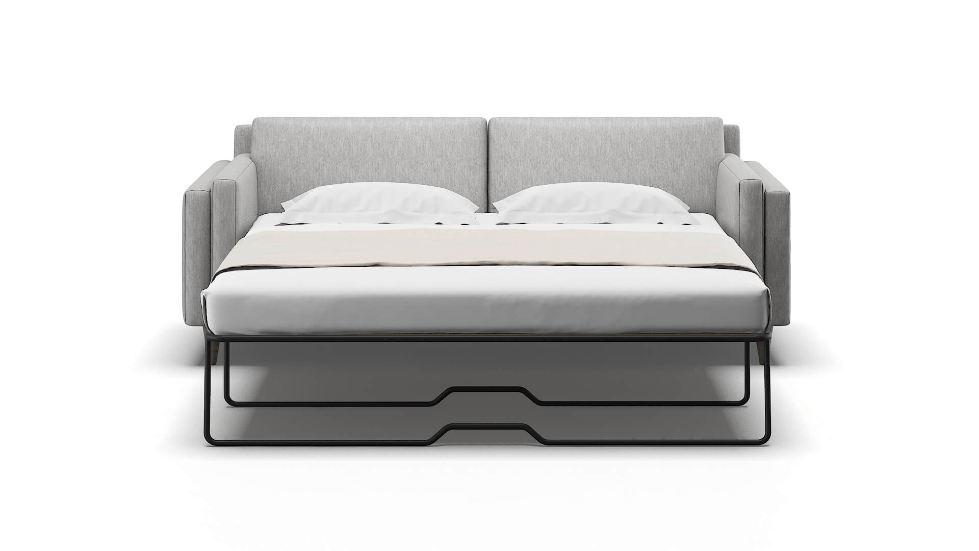 Helsinki Bungalow Graphite Sofa Sleeper Espresso legs 1