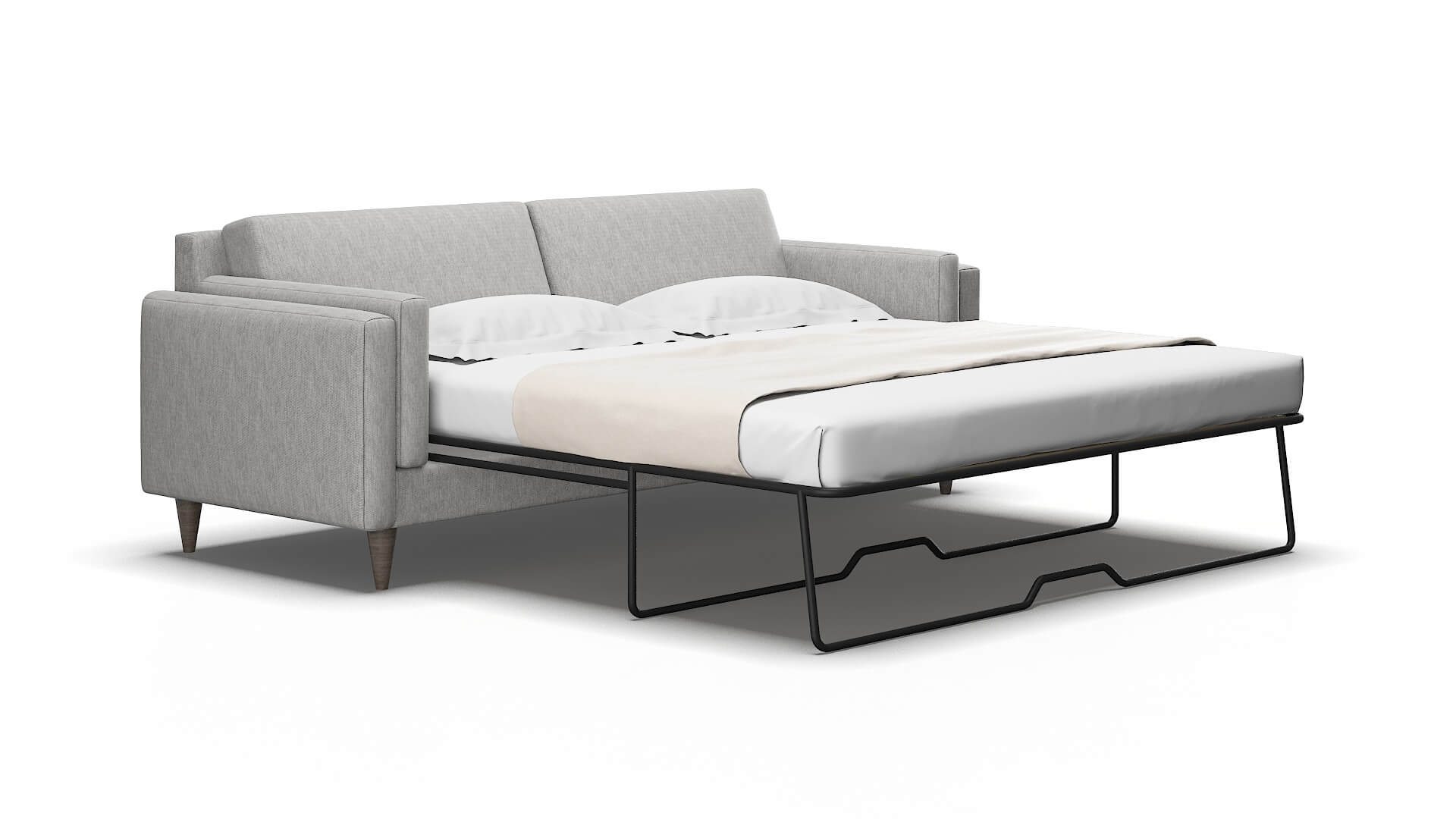Helsinki Bungalow Graphite Sofa Sleeper espresso legs 2
