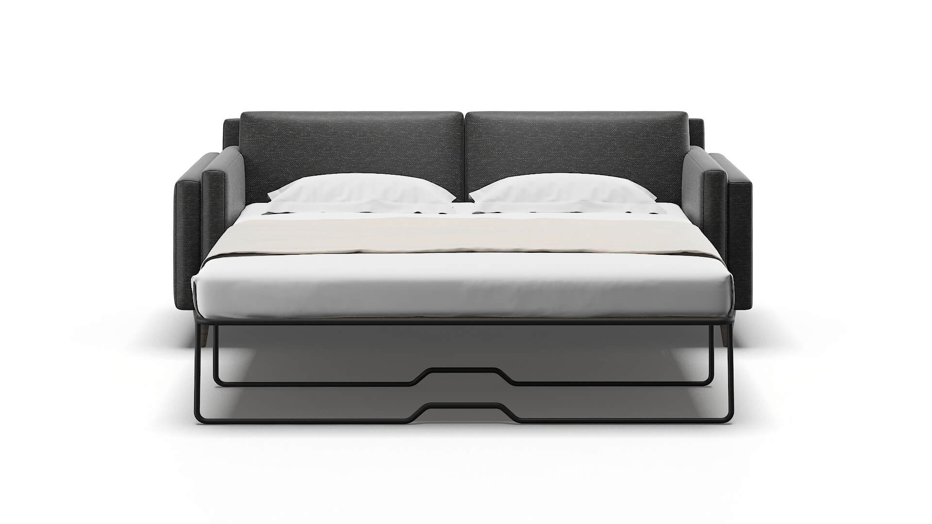 Helsinki Chance Denim Sofa Sleeper Espresso legs 1