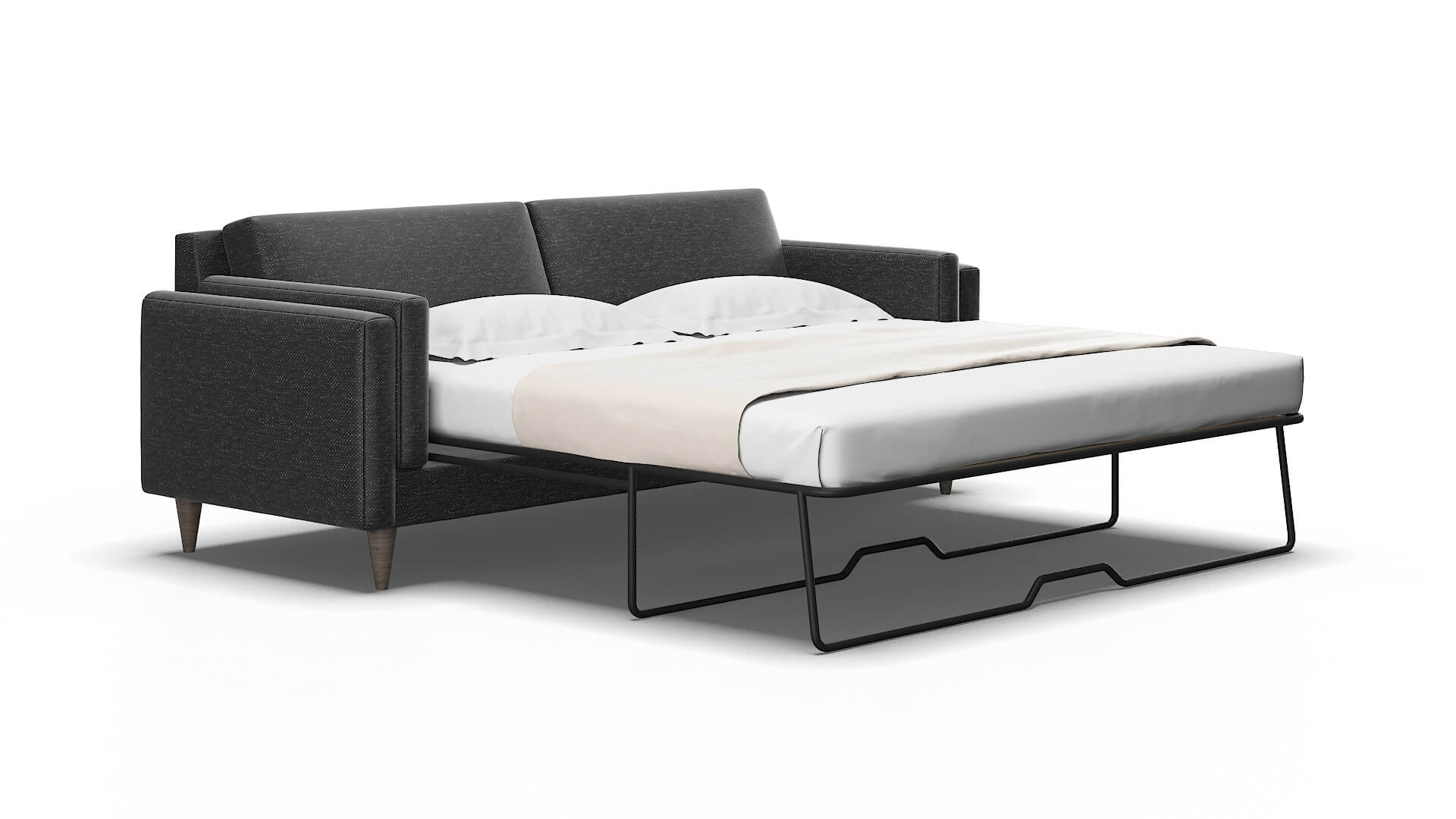 Helsinki Chance denim Sofa sleeper Espresso Legs  2