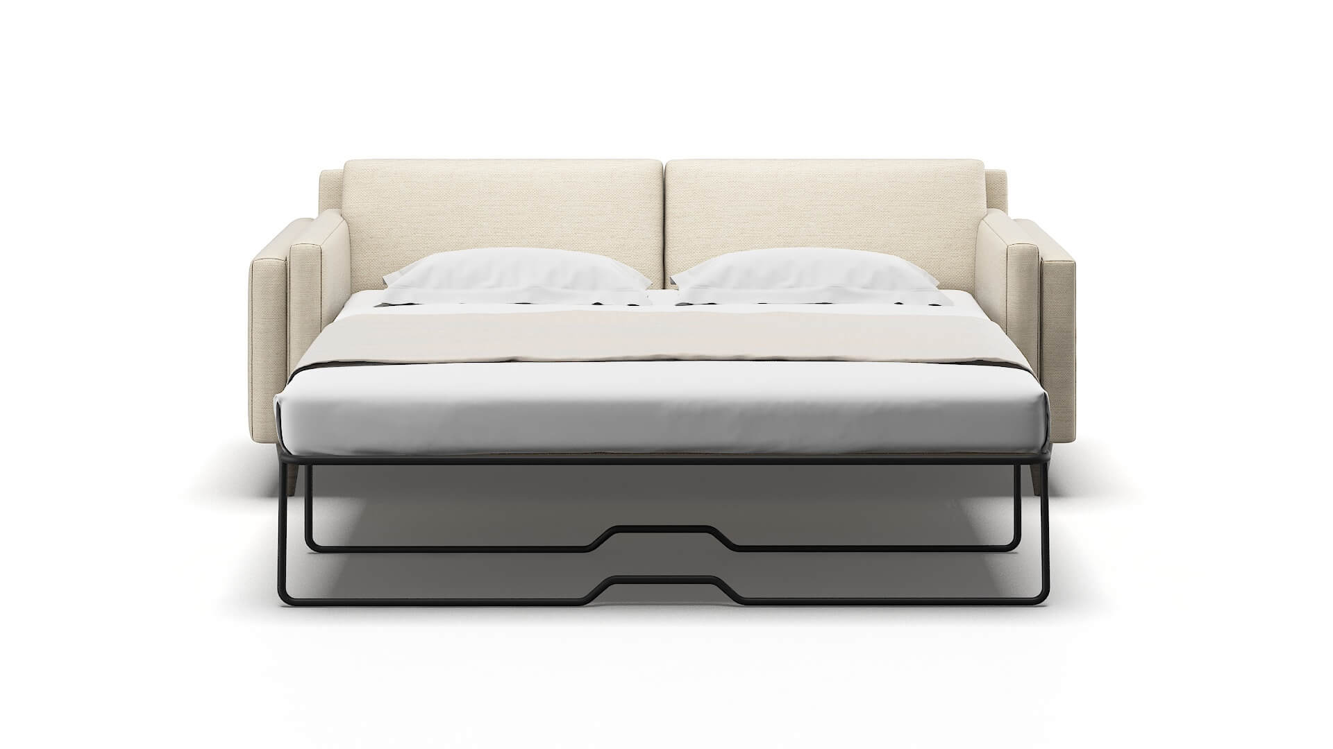 Helsinki Chance Sand Sofa Sleeper Espresso legs 1