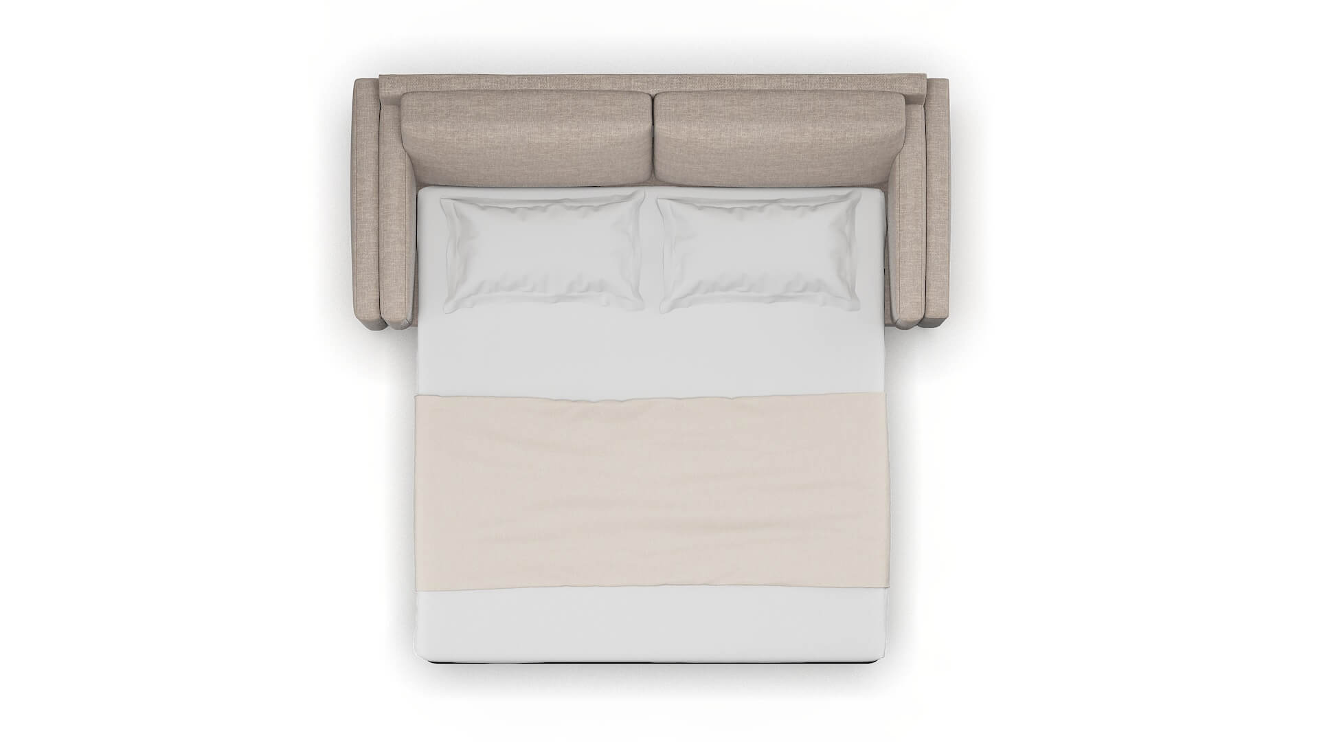 Helsinki Clyde Dolphin Sofa Sleeper Espresso legs 3