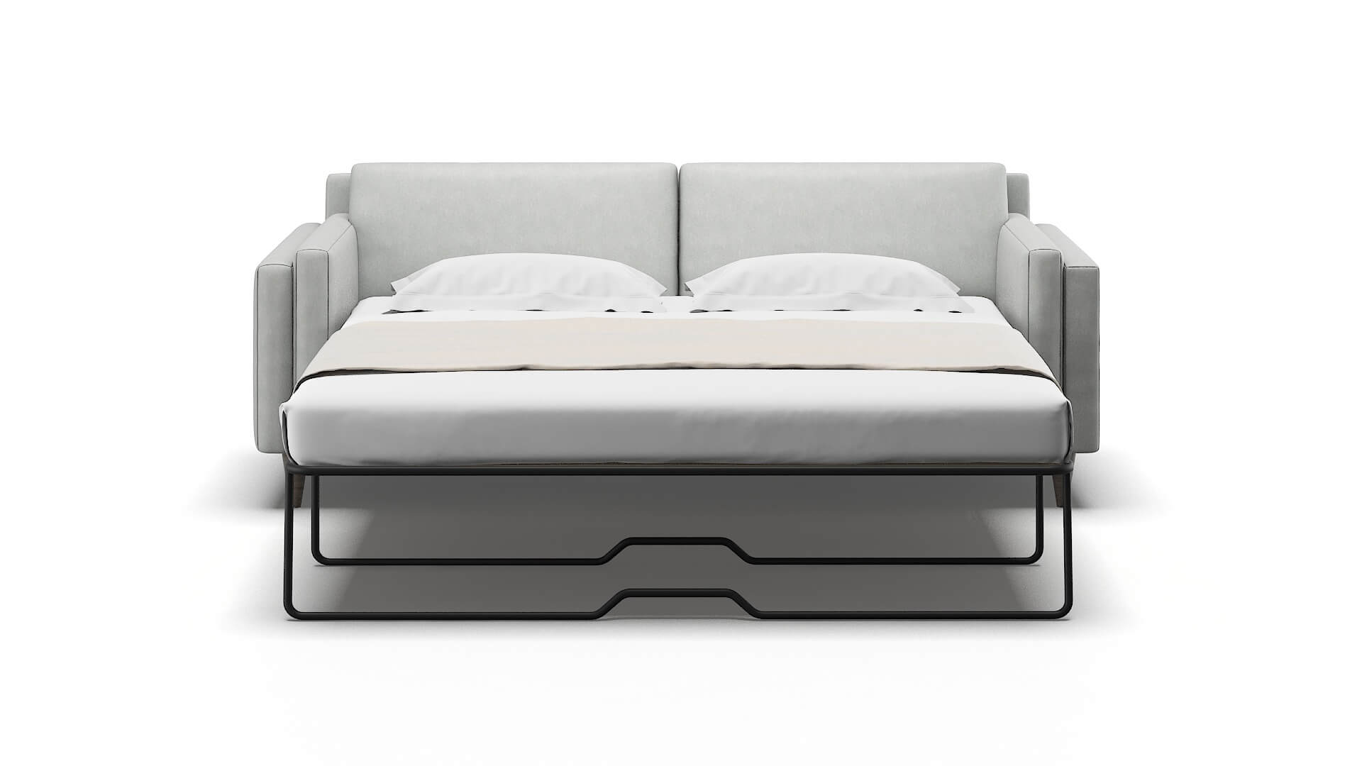 Helsinki Dawson Platinum Sofa Sleeper Espresso legs 1