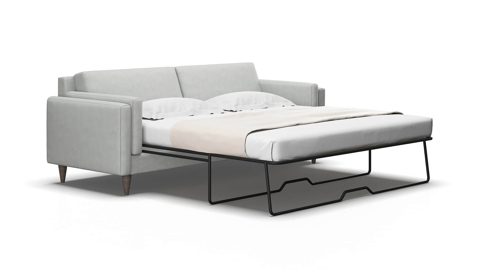 Helsinki Dawson platinum Sofa sleeper Espresso Legs  2