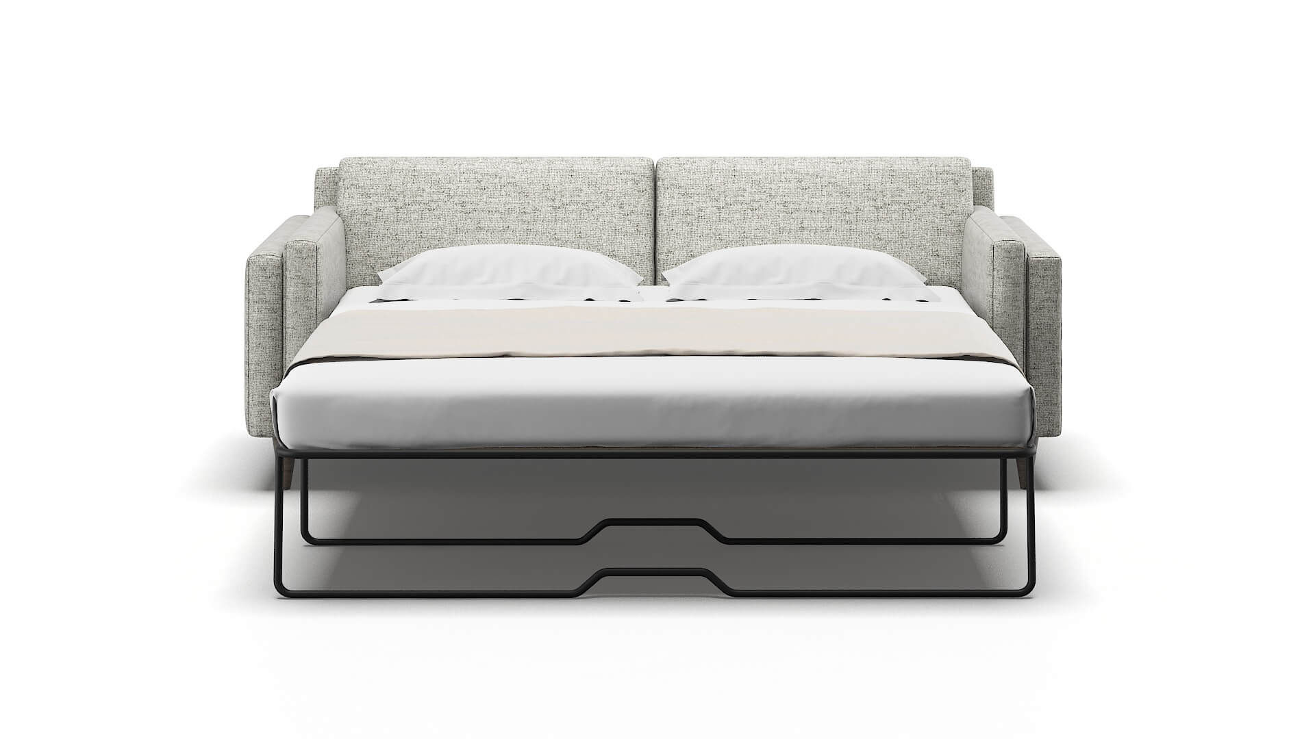 Helsinki Derby Silver Sofa Sleeper Espresso legs 1