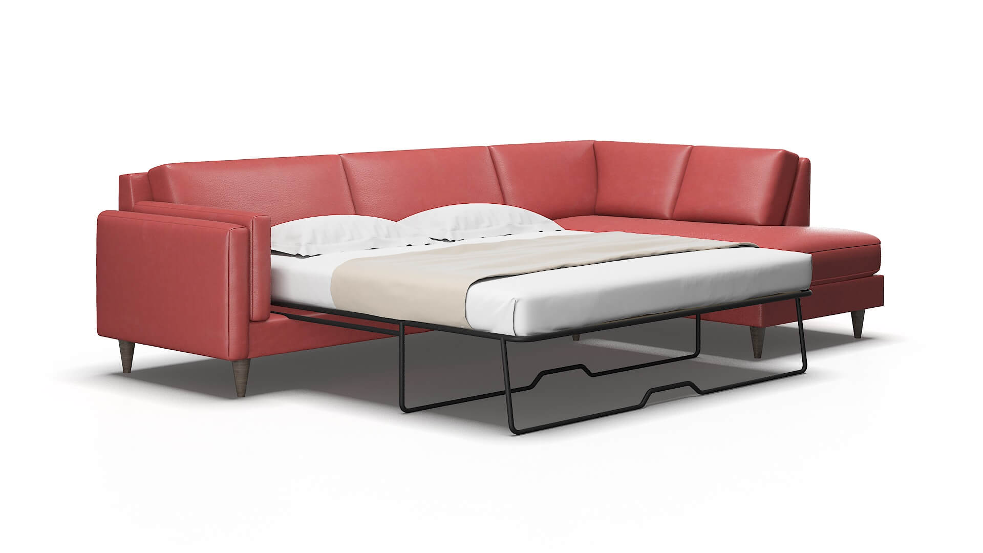 Helsinki Dillion cordovan Panel sleeper Espresso Legs  2