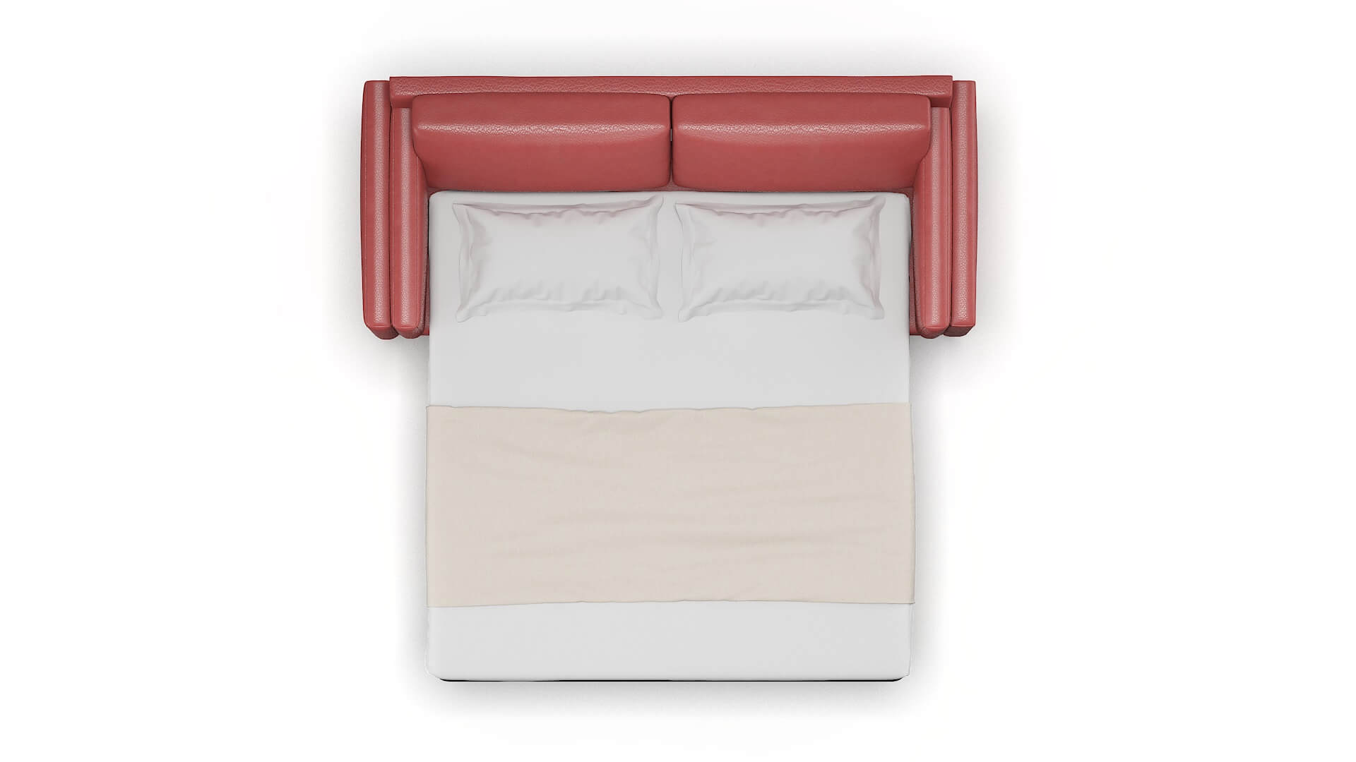 Helsinki Dillion Cordovan Sofa Sleeper Espresso legs 3