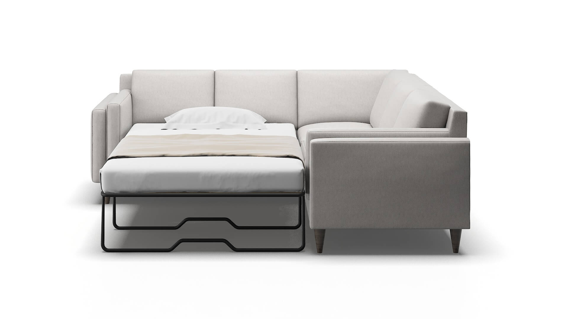 Helsinki Dream_d Sterling Sectional Sleeper Espresso legs 1