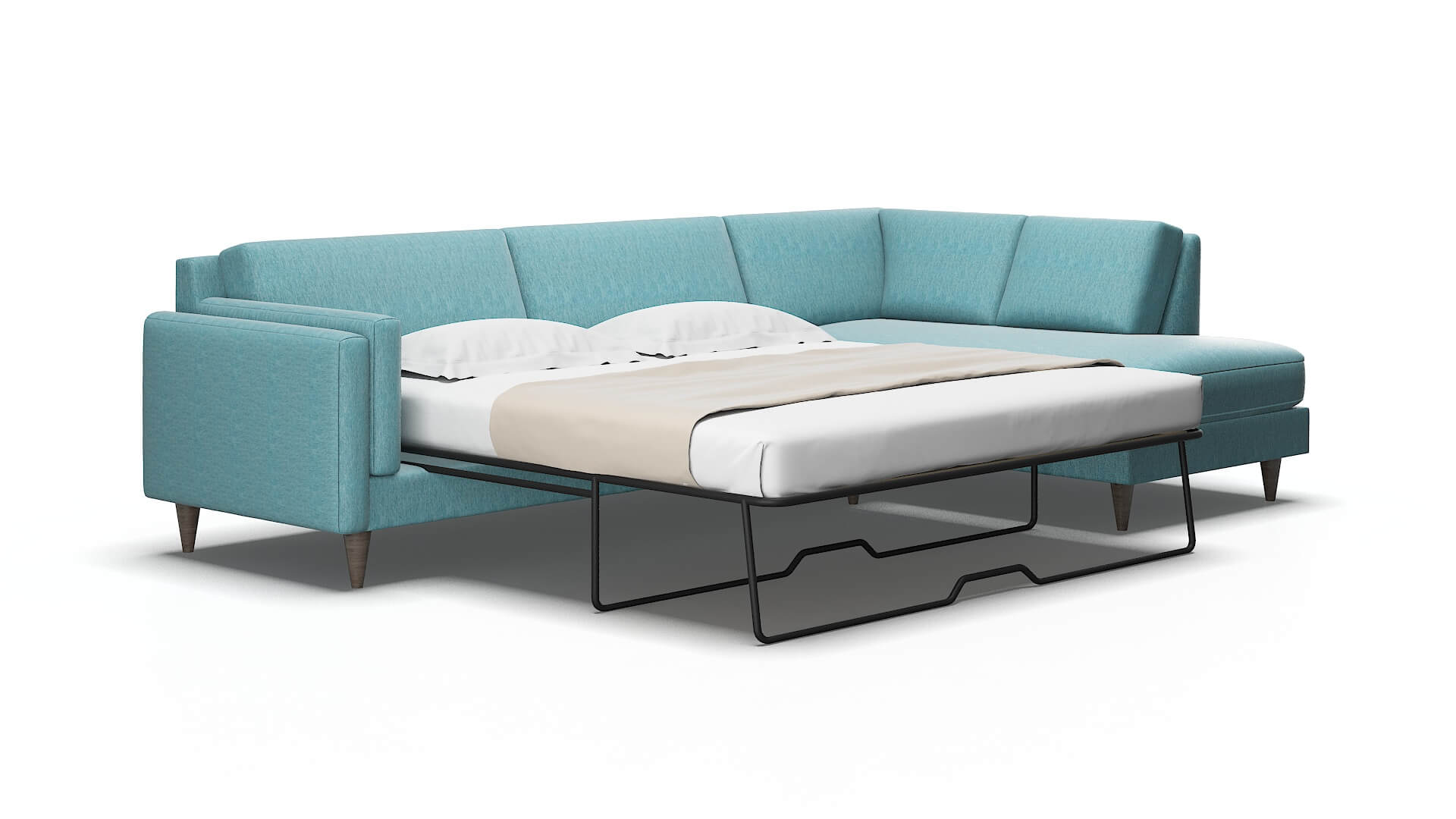 Helsinki Durham pine Panel sleeper Espresso Legs  2