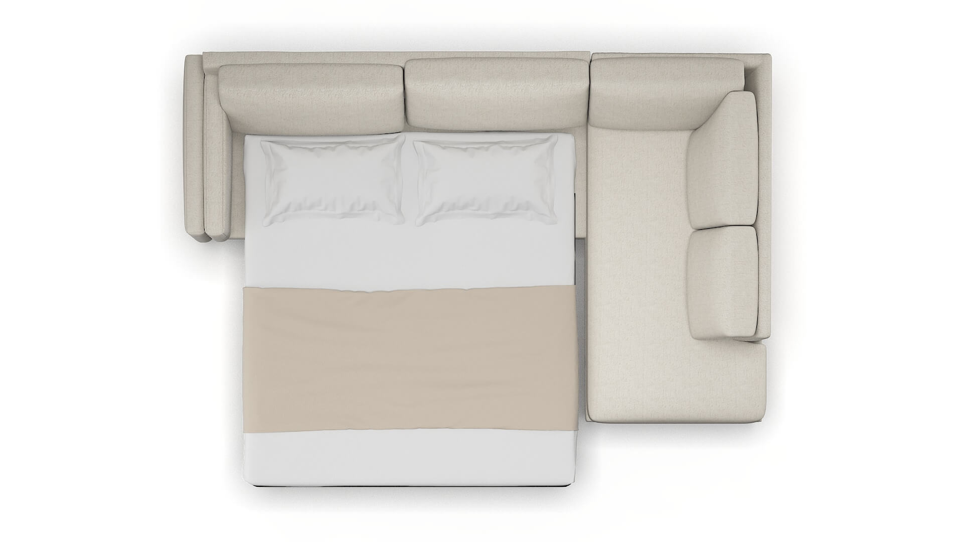 Helsinki Insight Dove Panel Sleeper Espresso legs 3