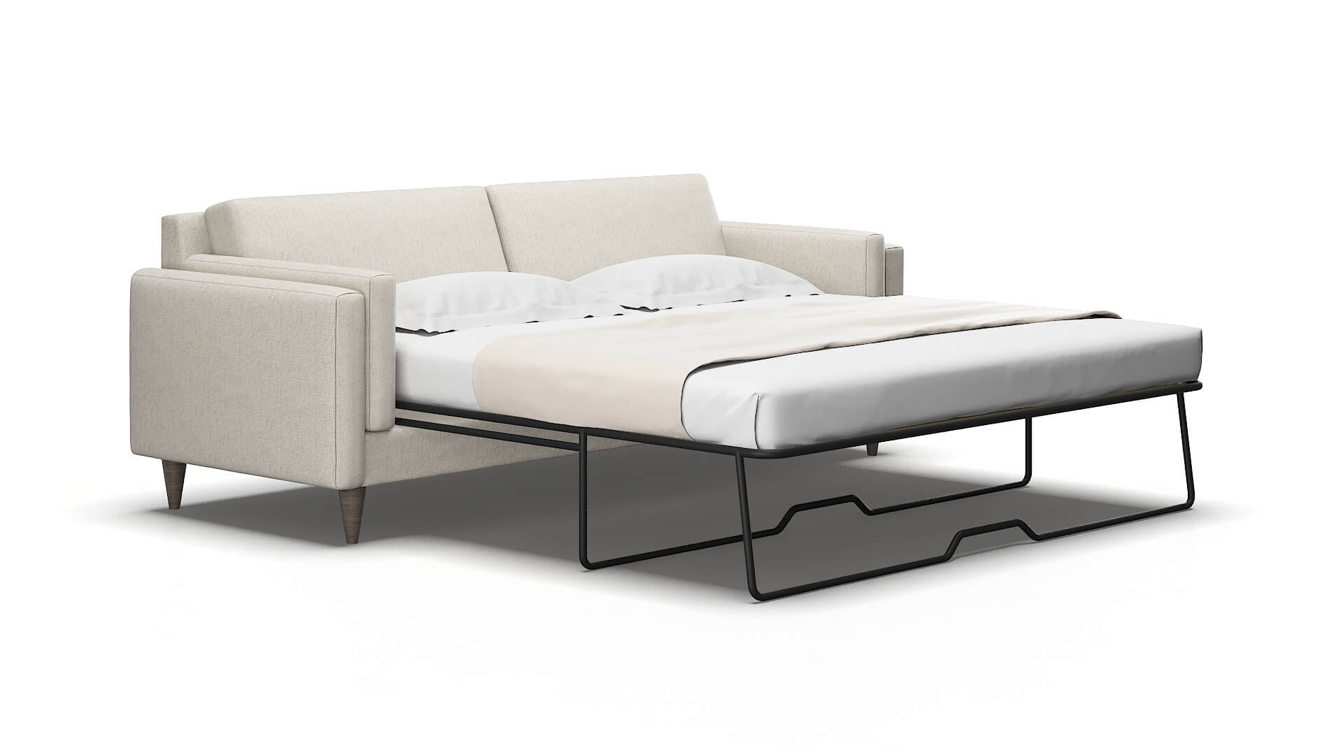 Helsinki Insight Dove Sofa Sleeper Espresso legs 2