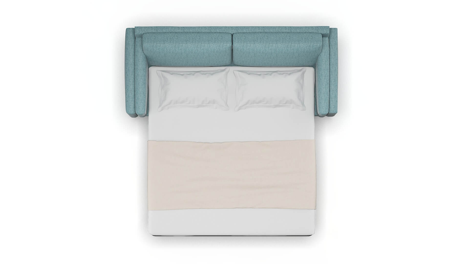 Helsinki Insight Peacock Sofa Sleeper Espresso legs 3