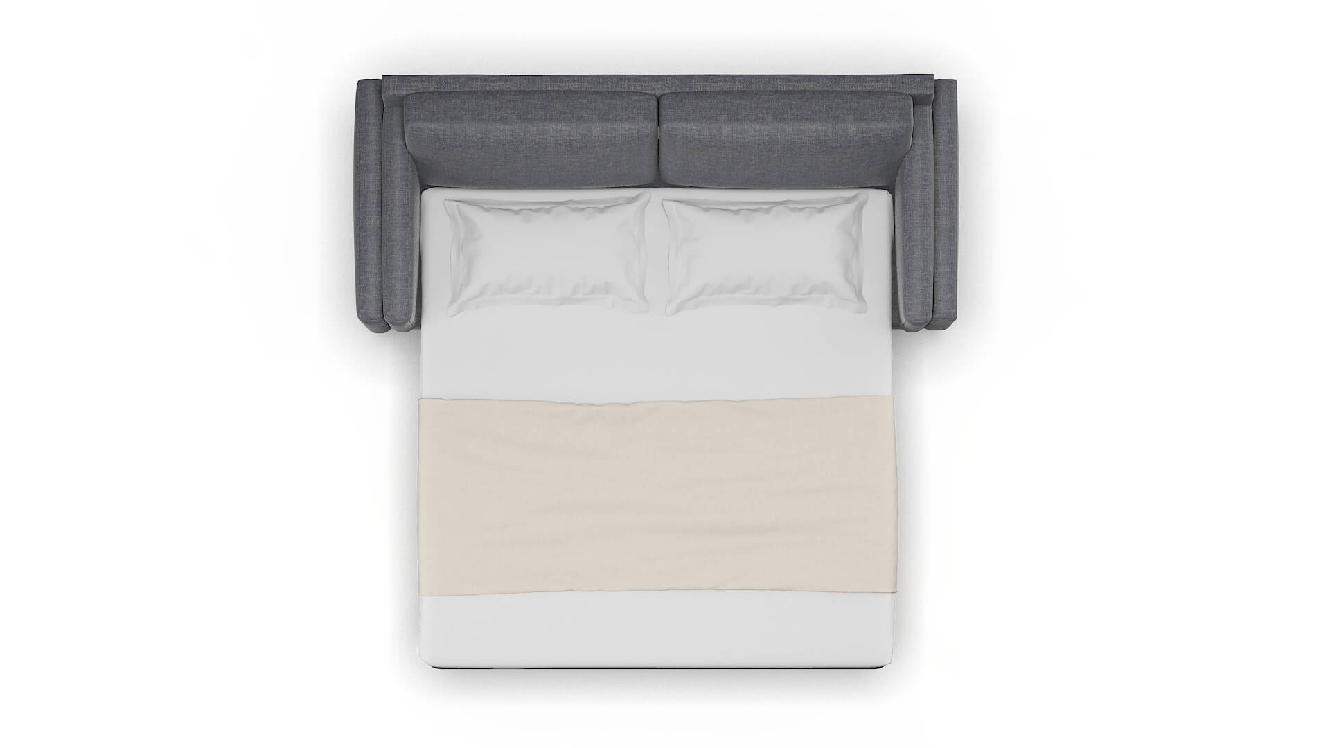 Helsinki Keylargo Graphite Sofa Sleeper Espresso legs 3