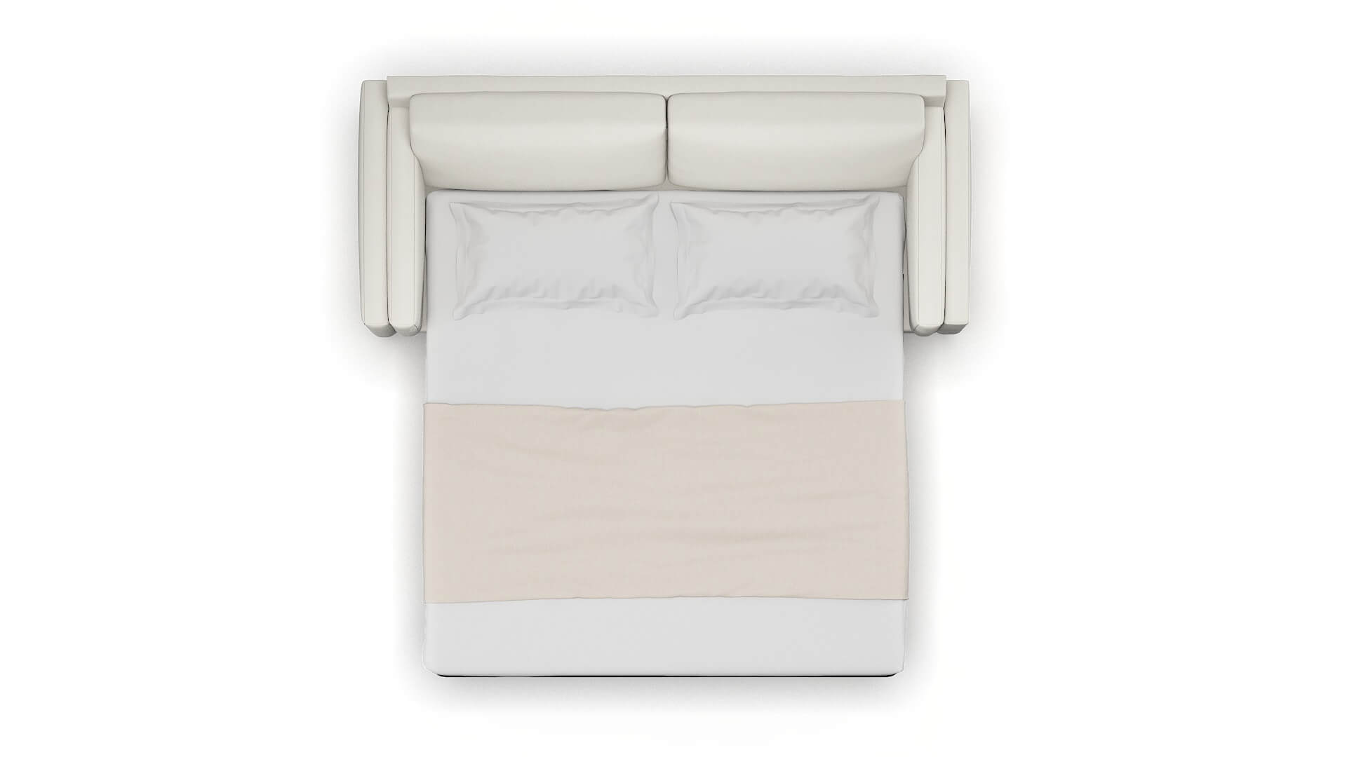 Helsinki Keylargo Oatmeal Sofa Sleeper Espresso legs 3