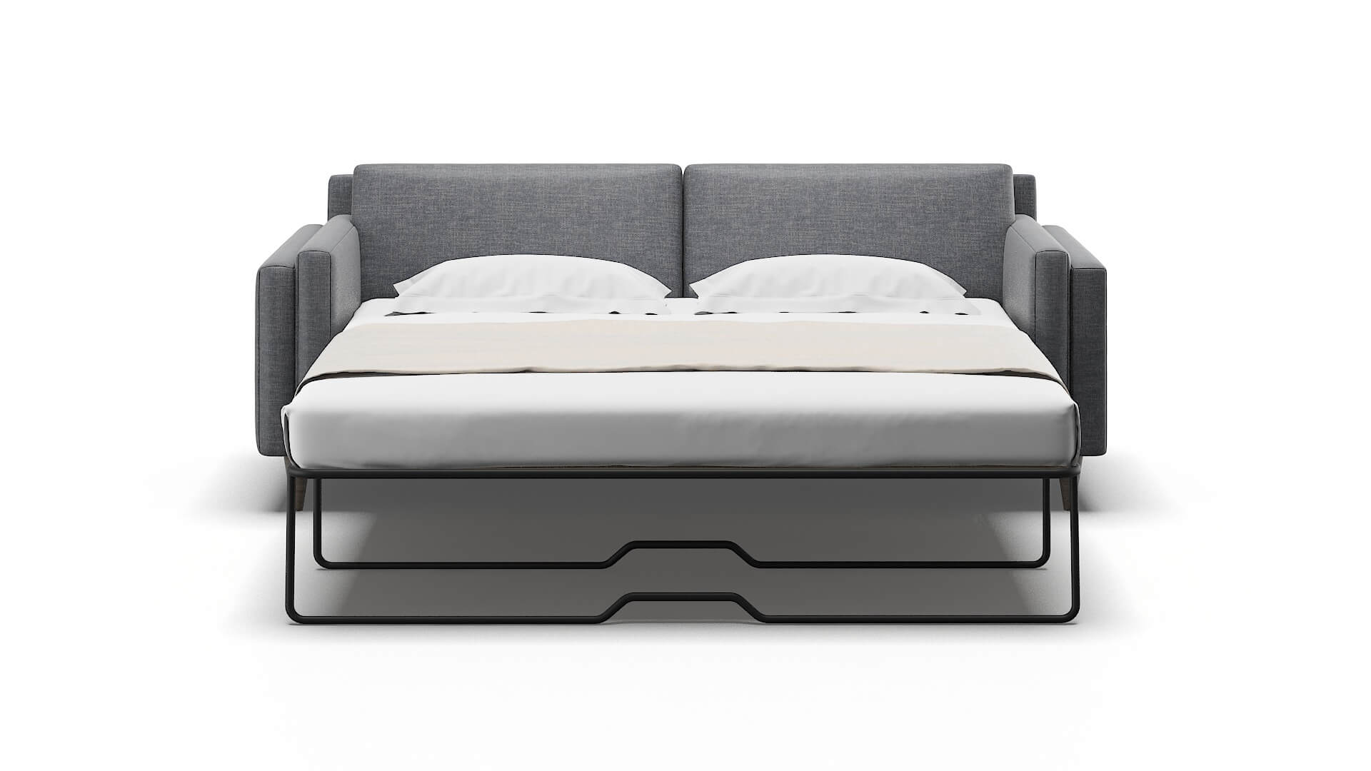 Helsinki Lana Onyx Sofa Sleeper Espresso legs 1