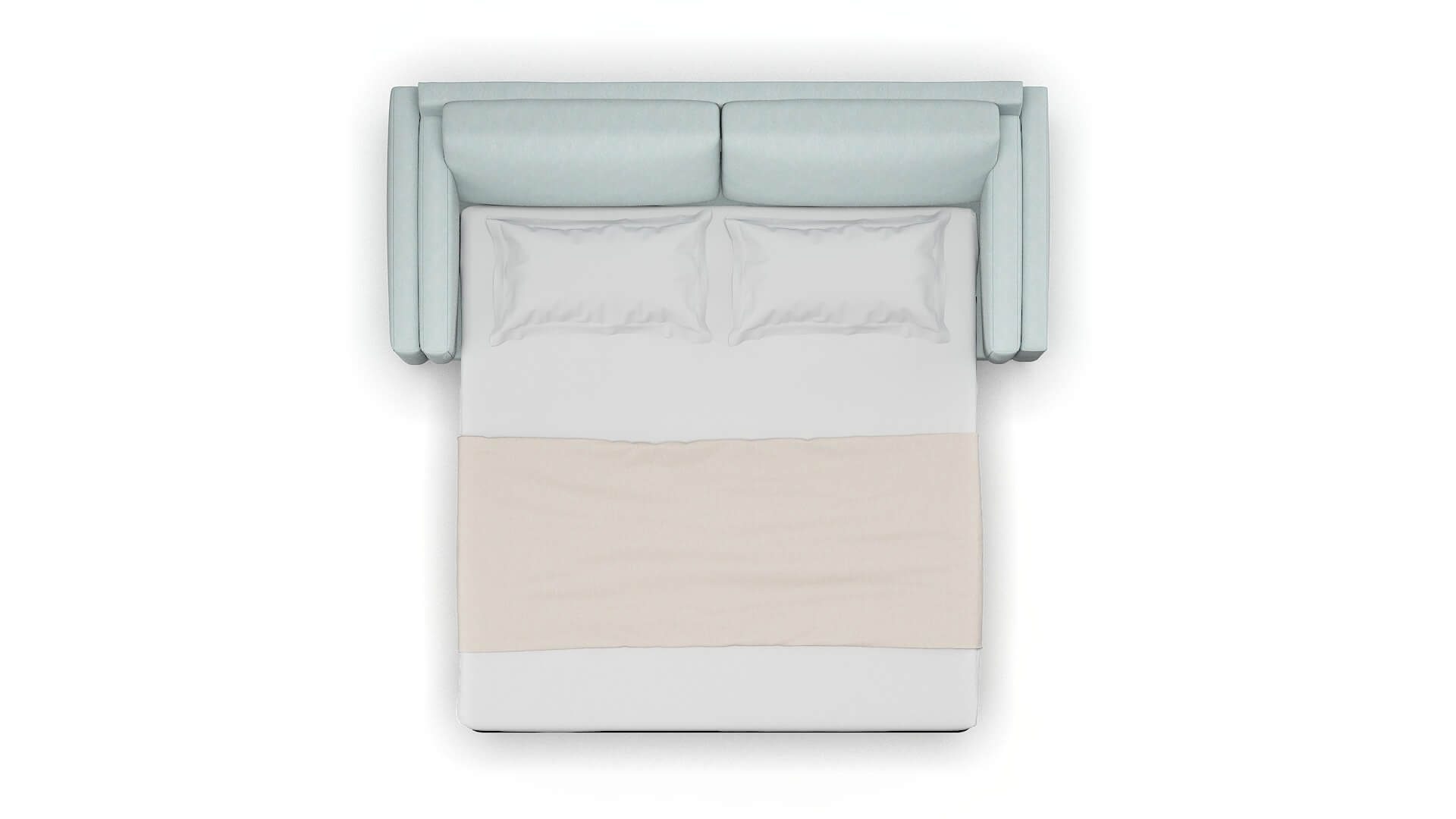 Helsinki Leslie Robins_egg Sofa Sleeper Espresso legs 3