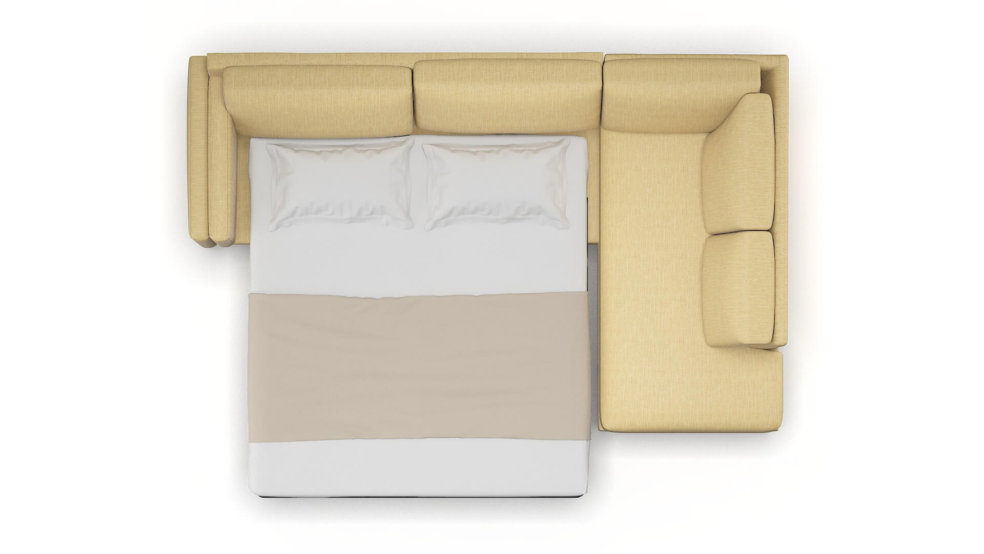 Helsinki Malibu Maize Panel Sleeper Espresso legs 3