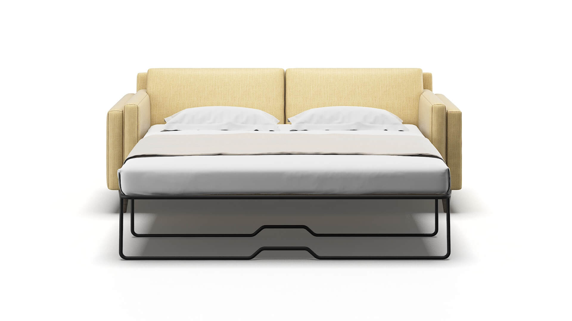 Helsinki Malibu Maize Sofa Sleeper Espresso legs 1