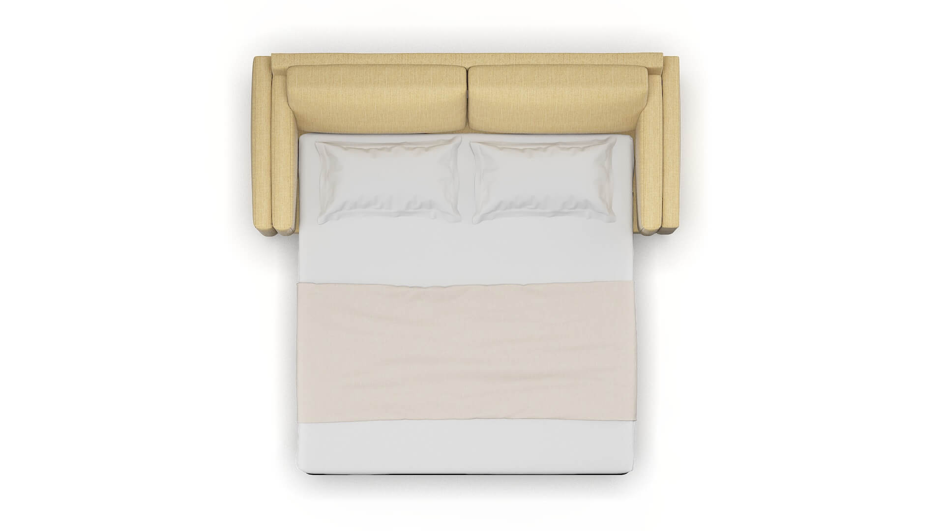 Helsinki Malibu Maize Sofa Sleeper Espresso legs 3