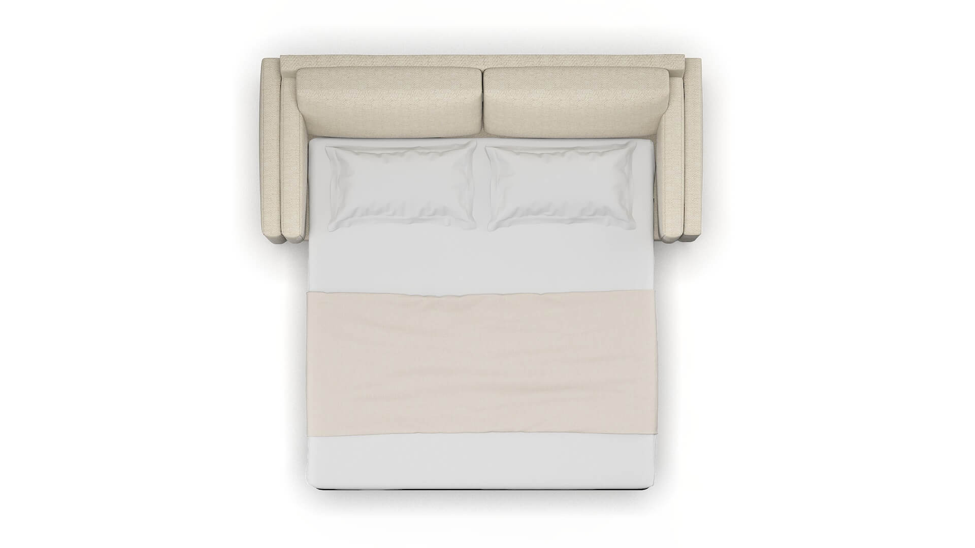 Helsinki Malibu Sand Sofa Sleeper Espresso legs 3