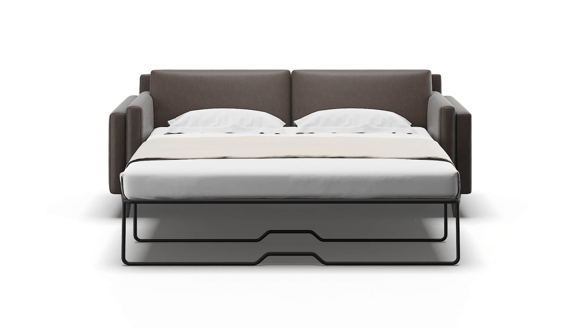 Helsinki Naples Graphite Sofa Sleeper Espresso legs 1