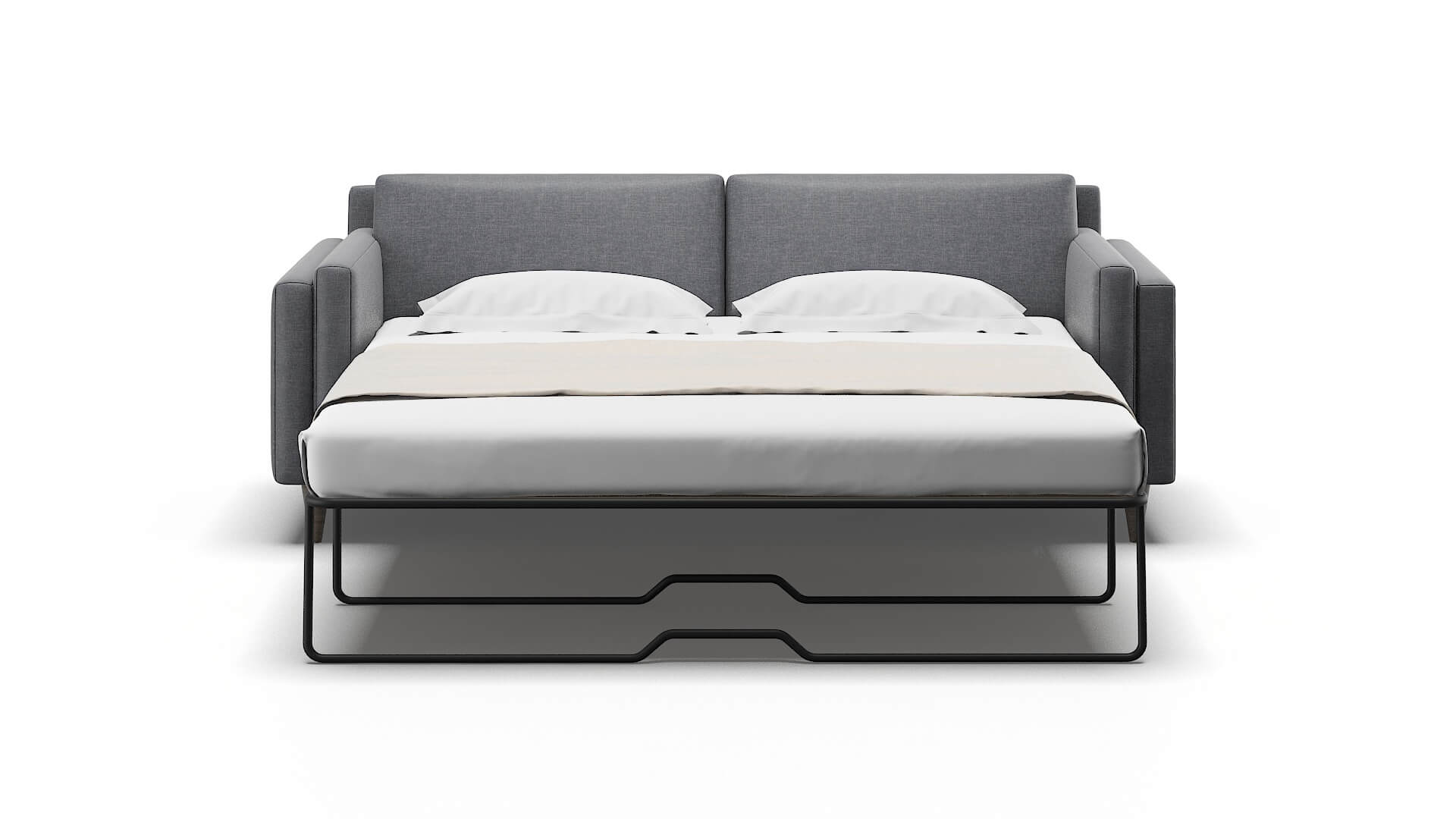 Helsinki Notion Graphite Sofa Sleeper Espresso legs 1