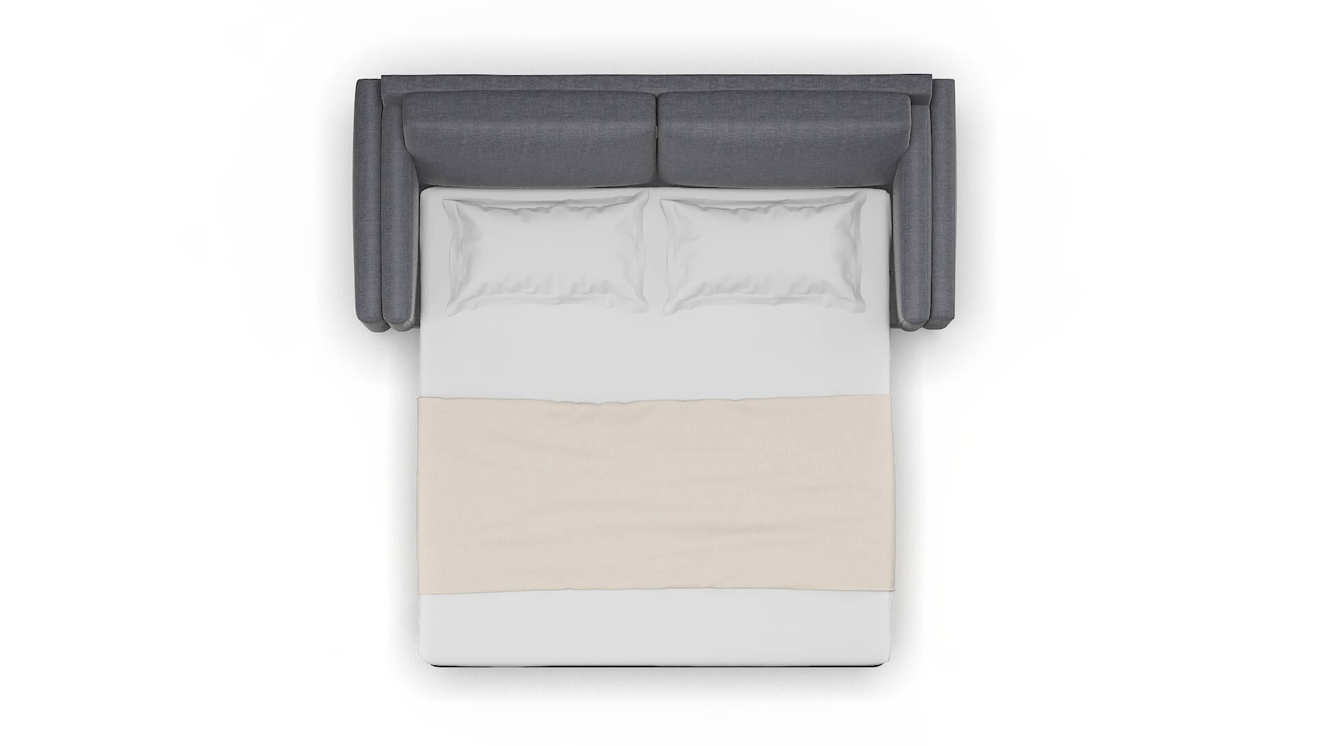 Helsinki Notion Graphite Sofa Sleeper Espresso legs 3