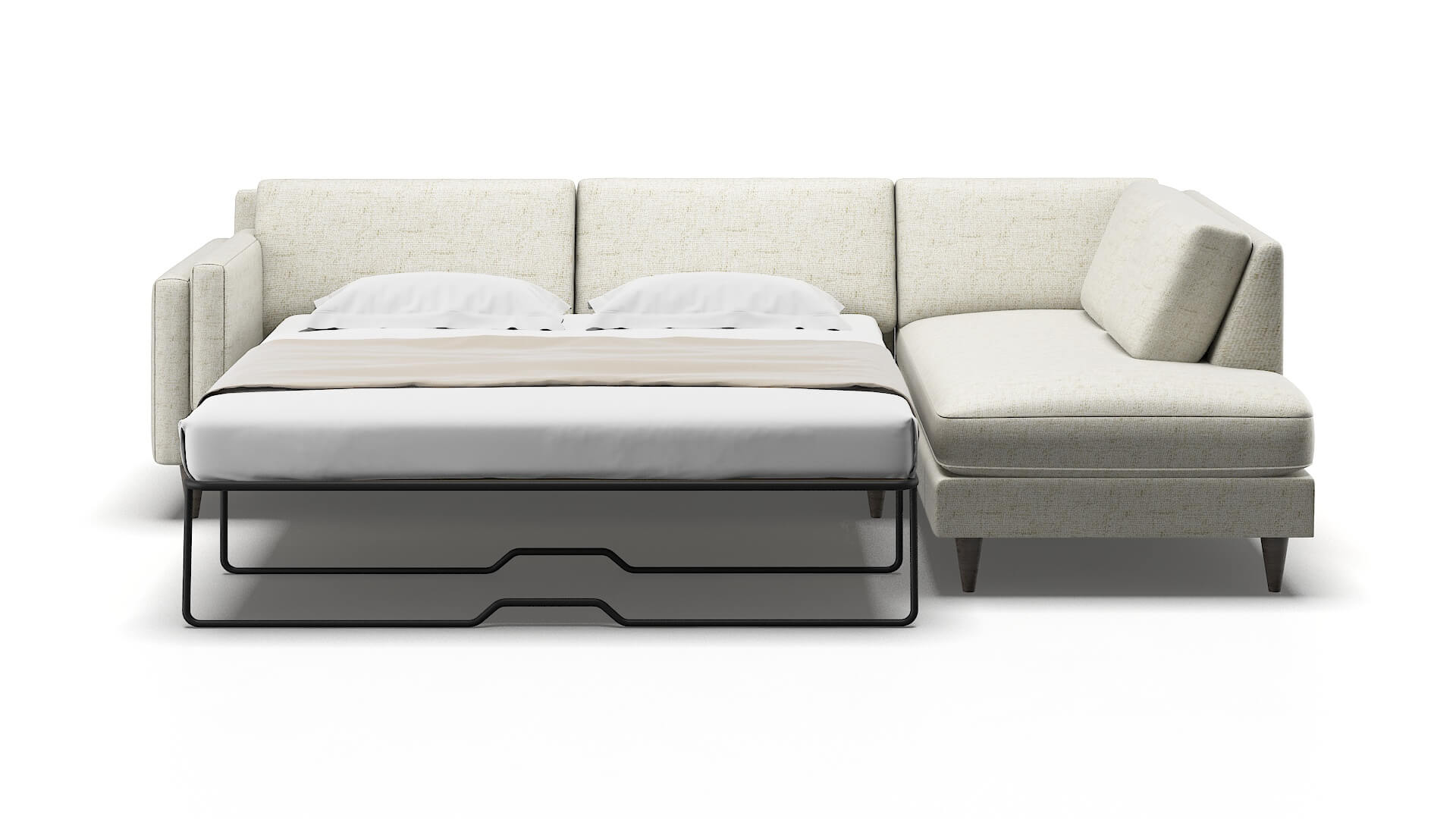 Helsinki Oceanside Birch Panel Sleeper Espresso legs 1