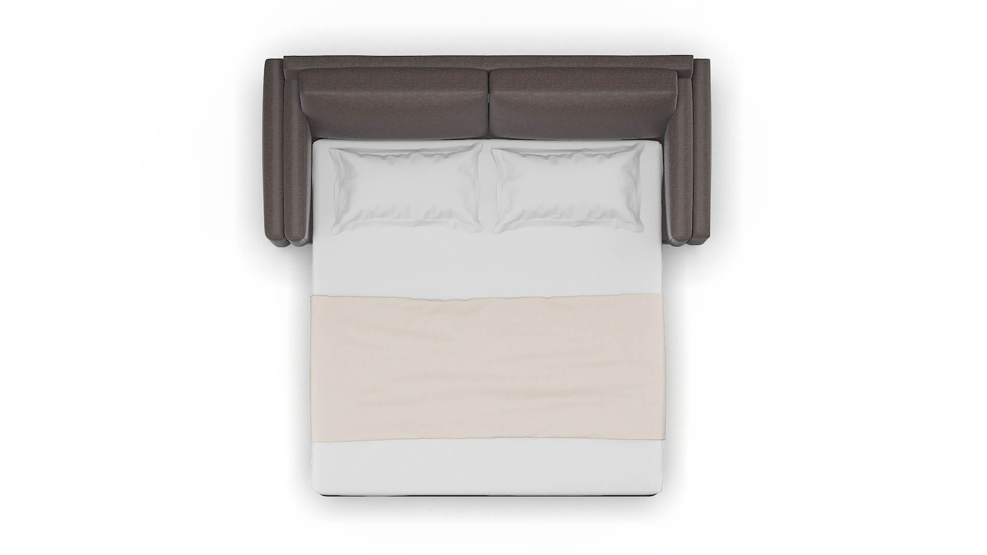 Helsinki Oscar Chocolate Sofa Sleeper Espresso legs 3