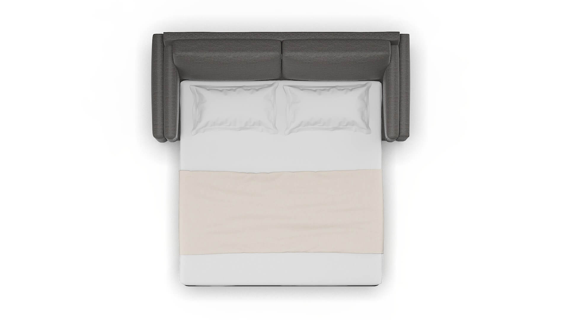 Helsinki Oscar Grey Sofa Sleeper Espresso legs 3