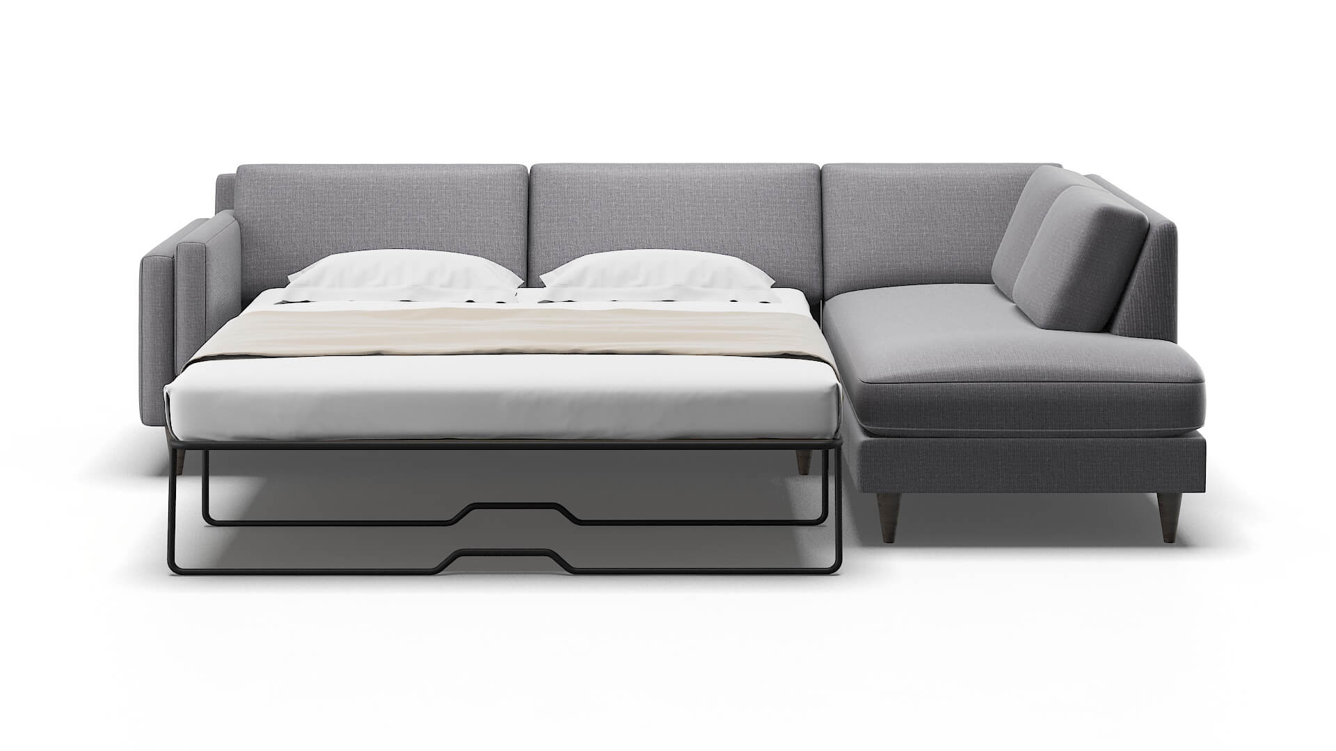 Helsinki Parker Ash Panel Sleeper Espresso legs 1