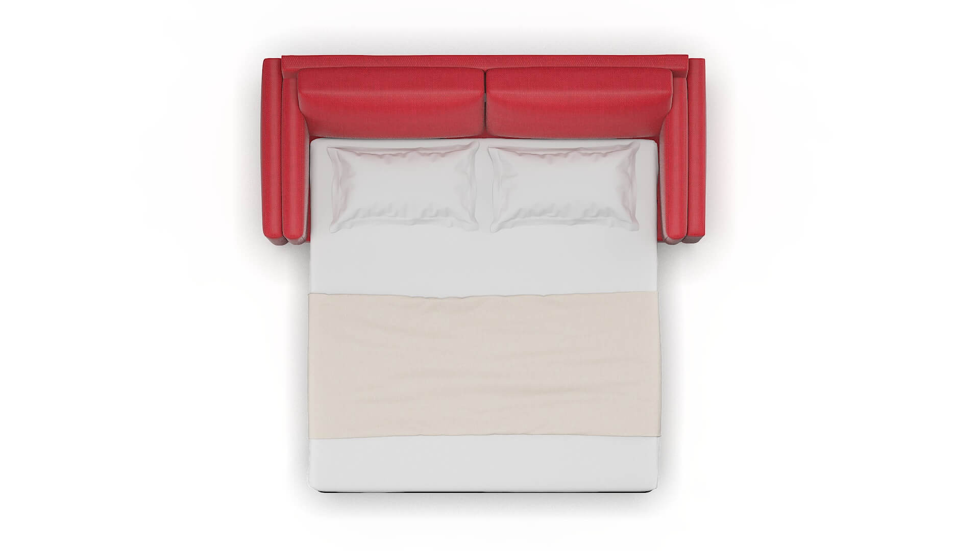 Helsinki Pauline Ruby Sofa Sleeper Espresso legs 3