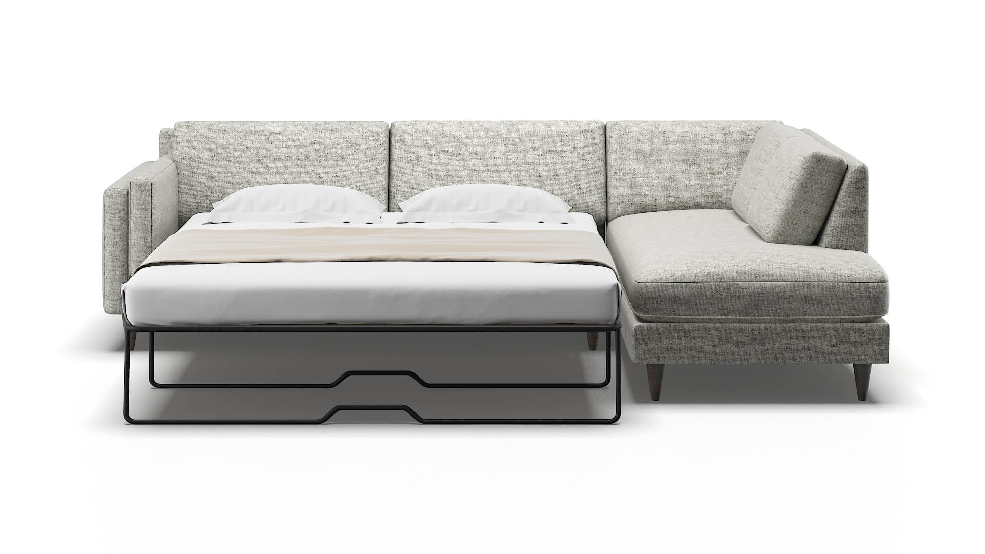 Helsinki Prime Gravel Panel Sleeper Espresso legs 1