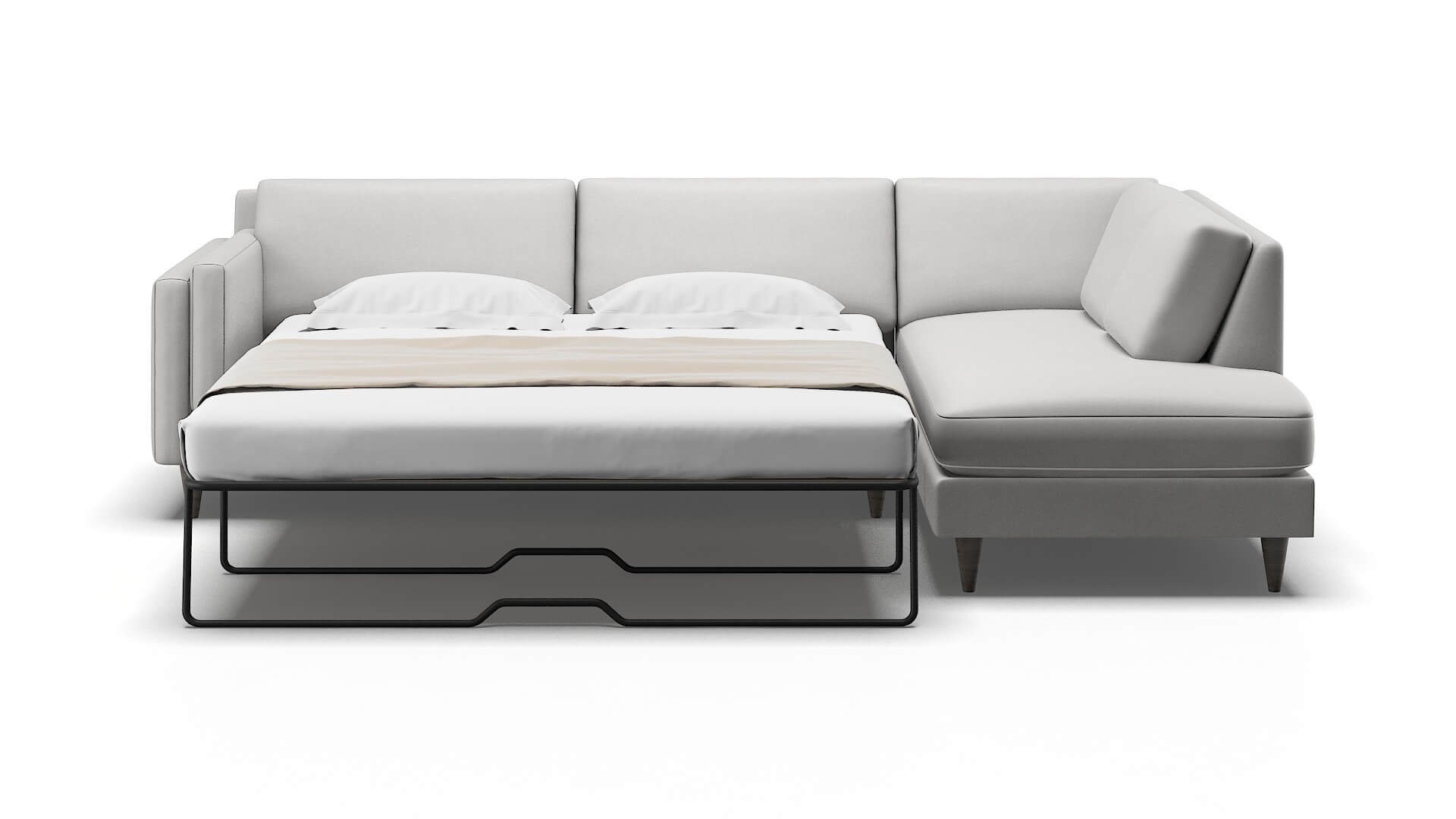 Helsinki Prisma Steam Panel Sleeper Espresso legs 1