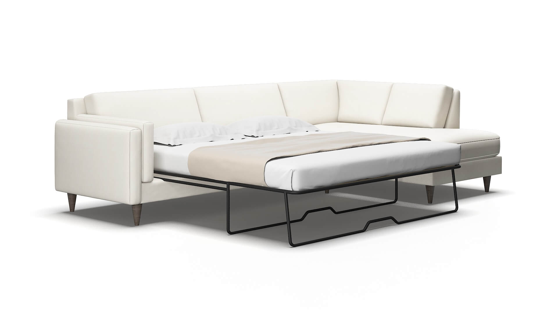Helsinki R_prize cream Panel sleeper Espresso Legs  2