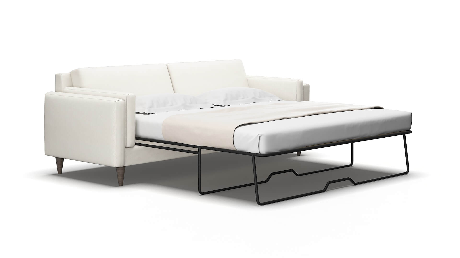 Helsinki R_prize cream Sofa sleeper Espresso Legs  2