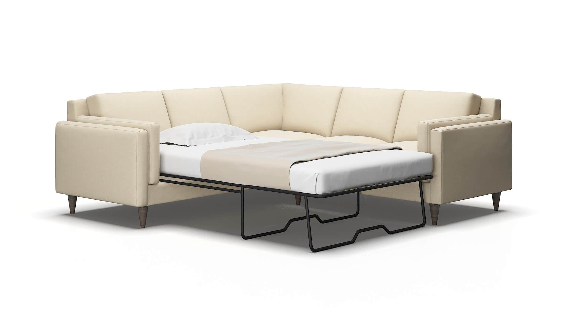 Helsinki Rocket sand Sectional sleeper Espresso Legs  2