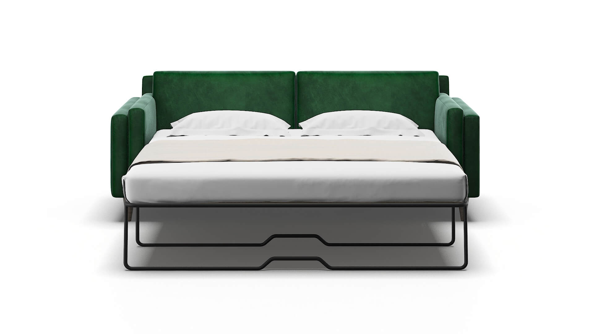 Helsinki Royale Evergreen Sofa Sleeper Espresso legs 1