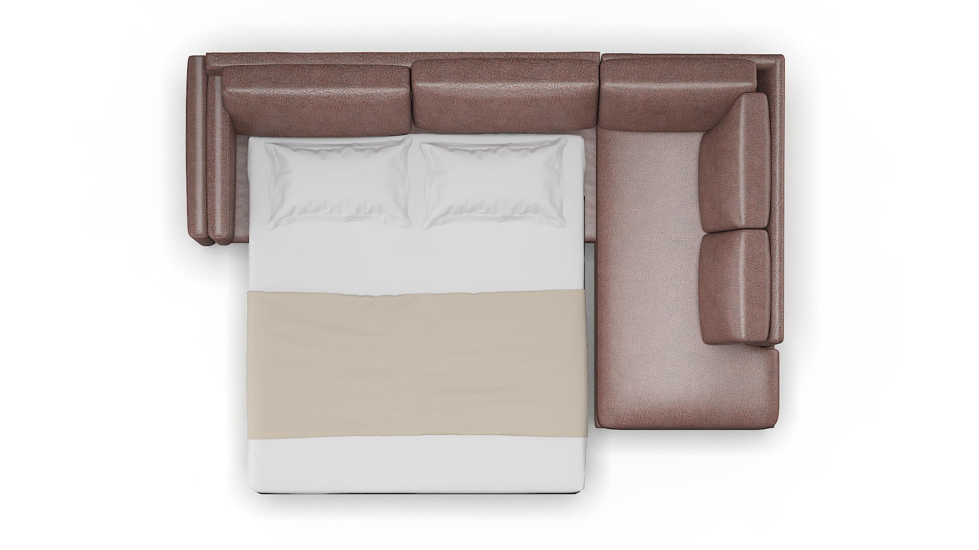 Helsinki Royale Mocha Panel Sleeper Espresso legs 3