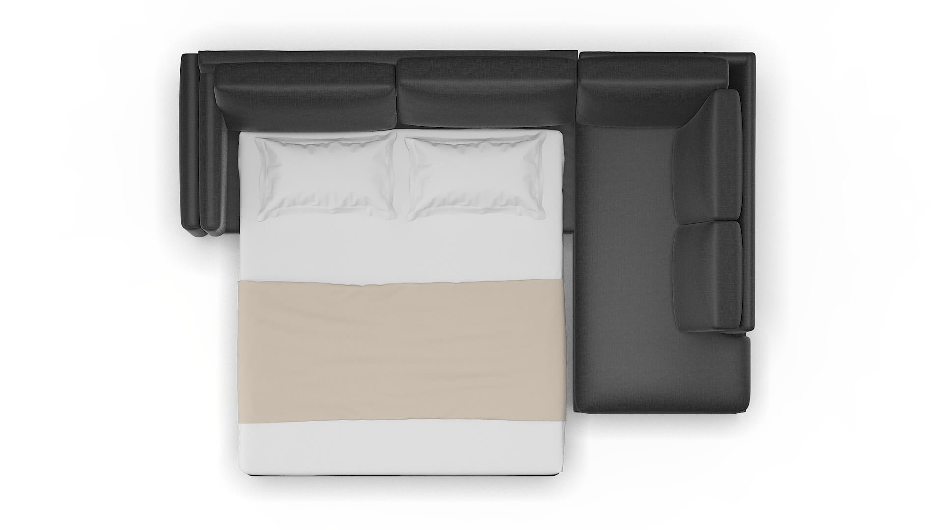 Helsinki Sosoftness 54 Panel Sleeper Espresso legs 3