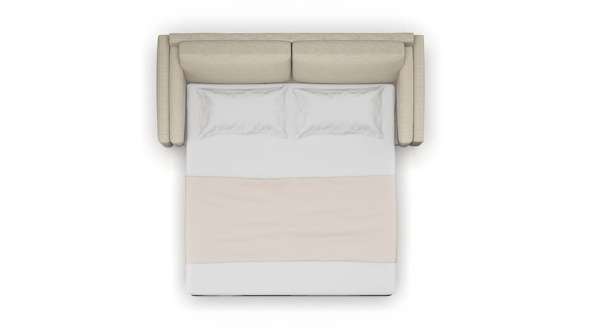 Helsinki Sosoftness 72 Sofa Sleeper Espresso legs 3