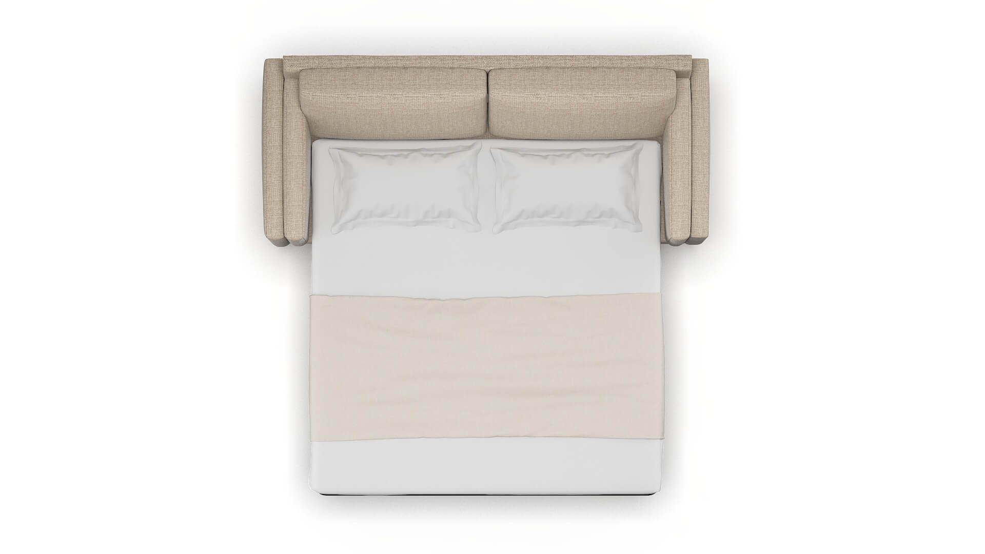 Helsinki Sosoftness 74 Sofa Sleeper Espresso legs 3