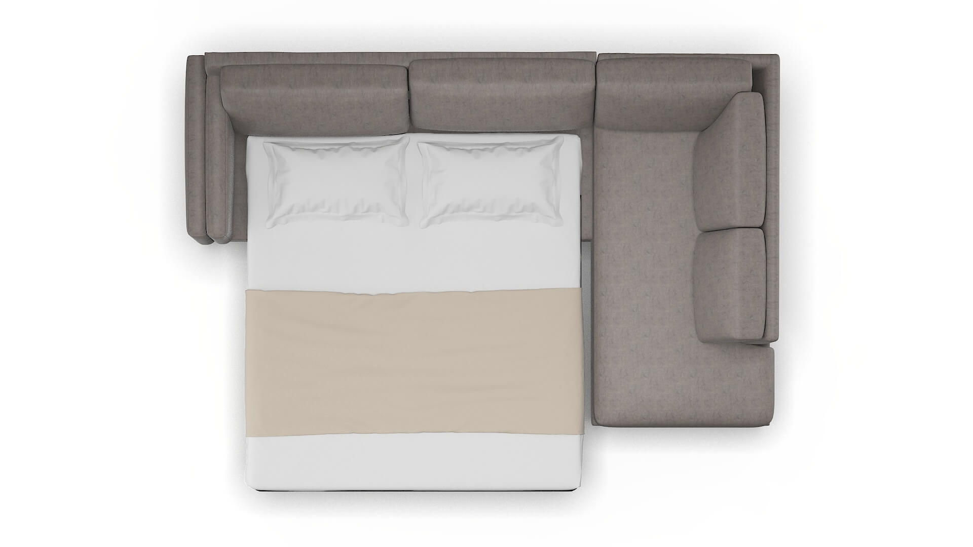 Helsinki Suave Slate Panel Sleeper Espresso legs 3